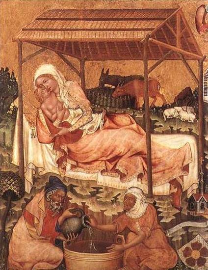 MASTER of Hohenfurth Nativity oil painting image